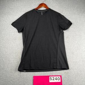 Ten Thousand Performance Gym Shirt mens Small Black Stetch Casual Classic